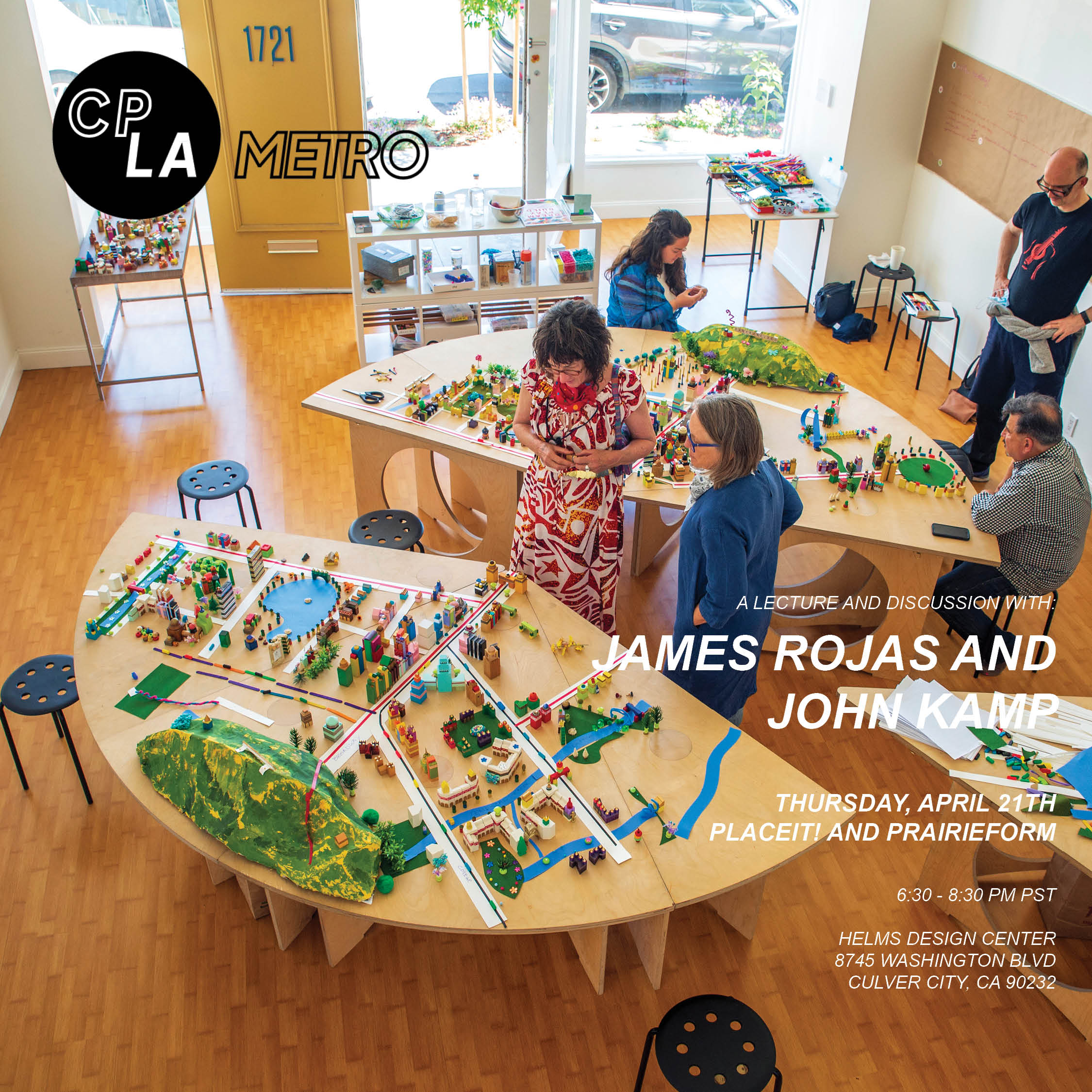 John Kamp of Prairieform and James Rojas of Place It! will be leading a talk and workshop on Dream Play Build at the Helms Bakery District as part of the Cal-Poly Metro's ongoing lecture series.