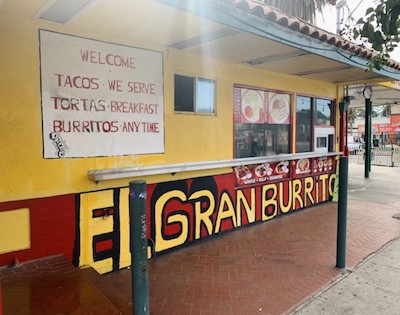 Photo of El Gran Burrito, excerpt from article by John Kamp for LAist