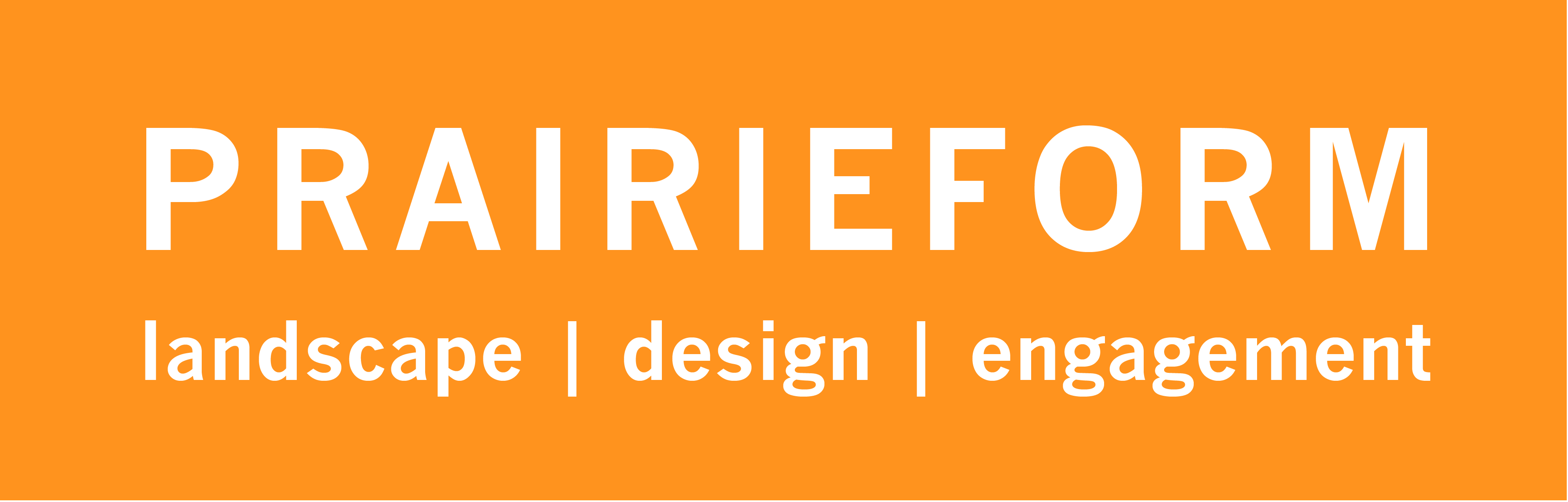 Logo for Prairieform landscape, design, and engagement